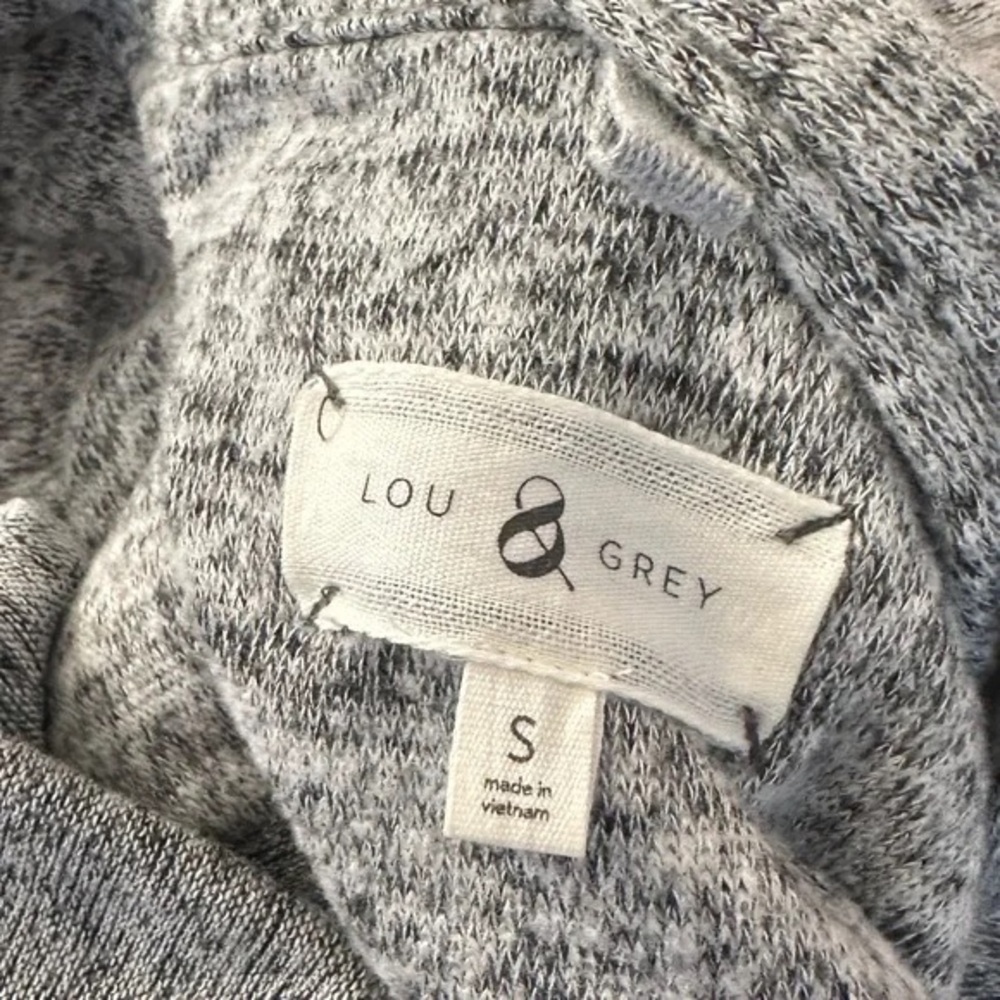 Lou & Grey Heathered Gray Women's Cardigan - Picture 2 of 2